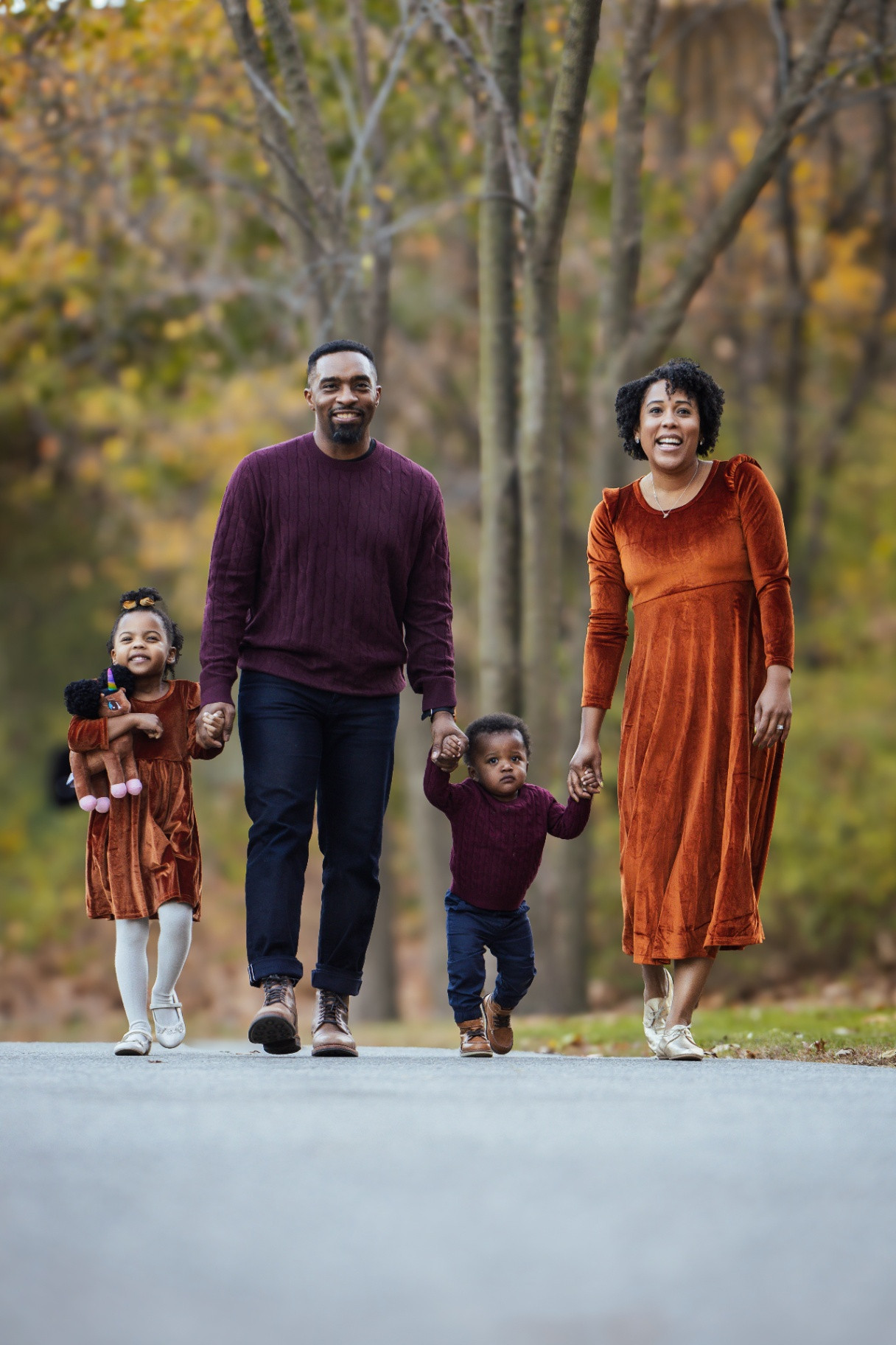 Family in Autumn